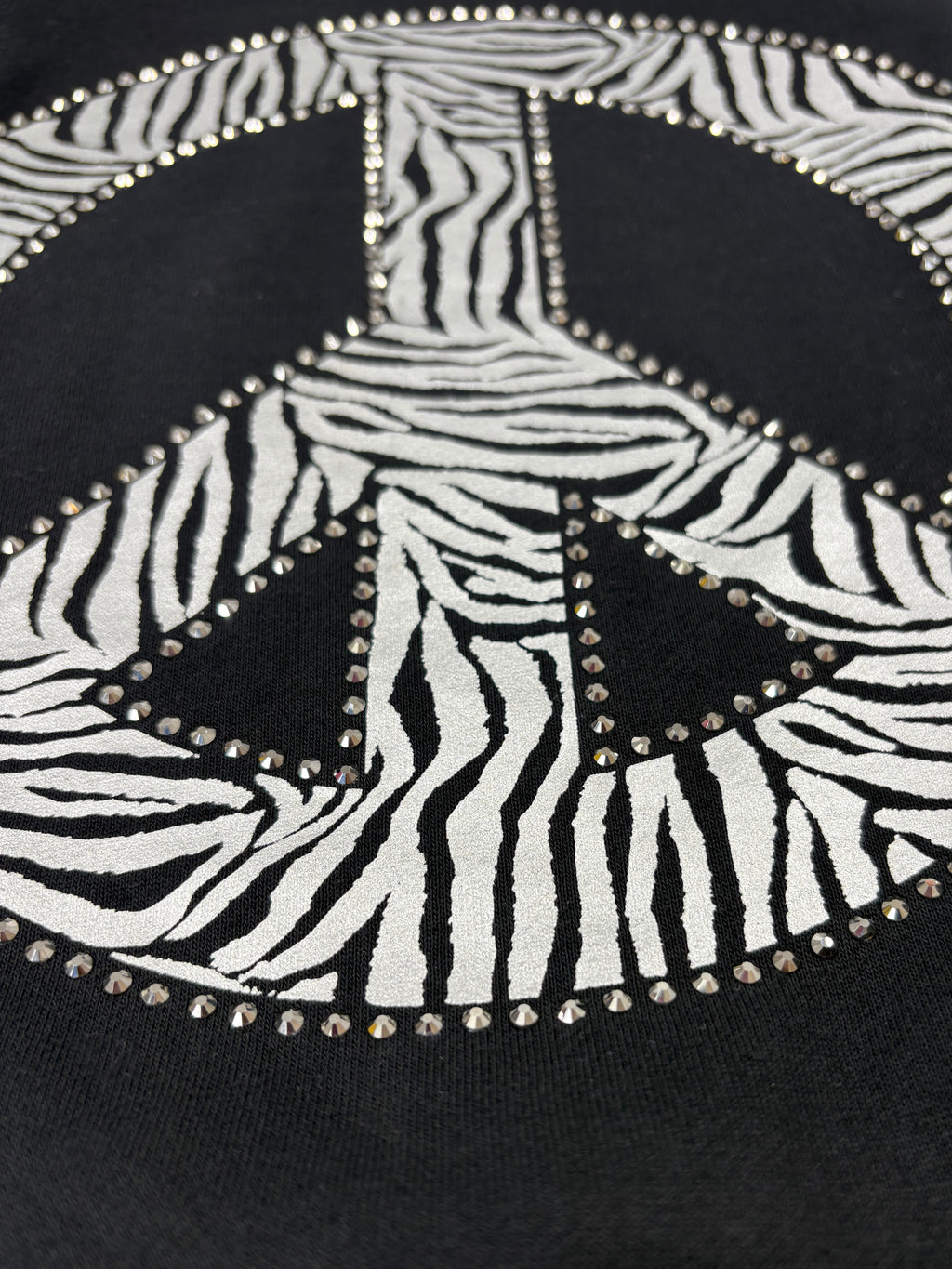 Peace Stud Hoodie Cardigan