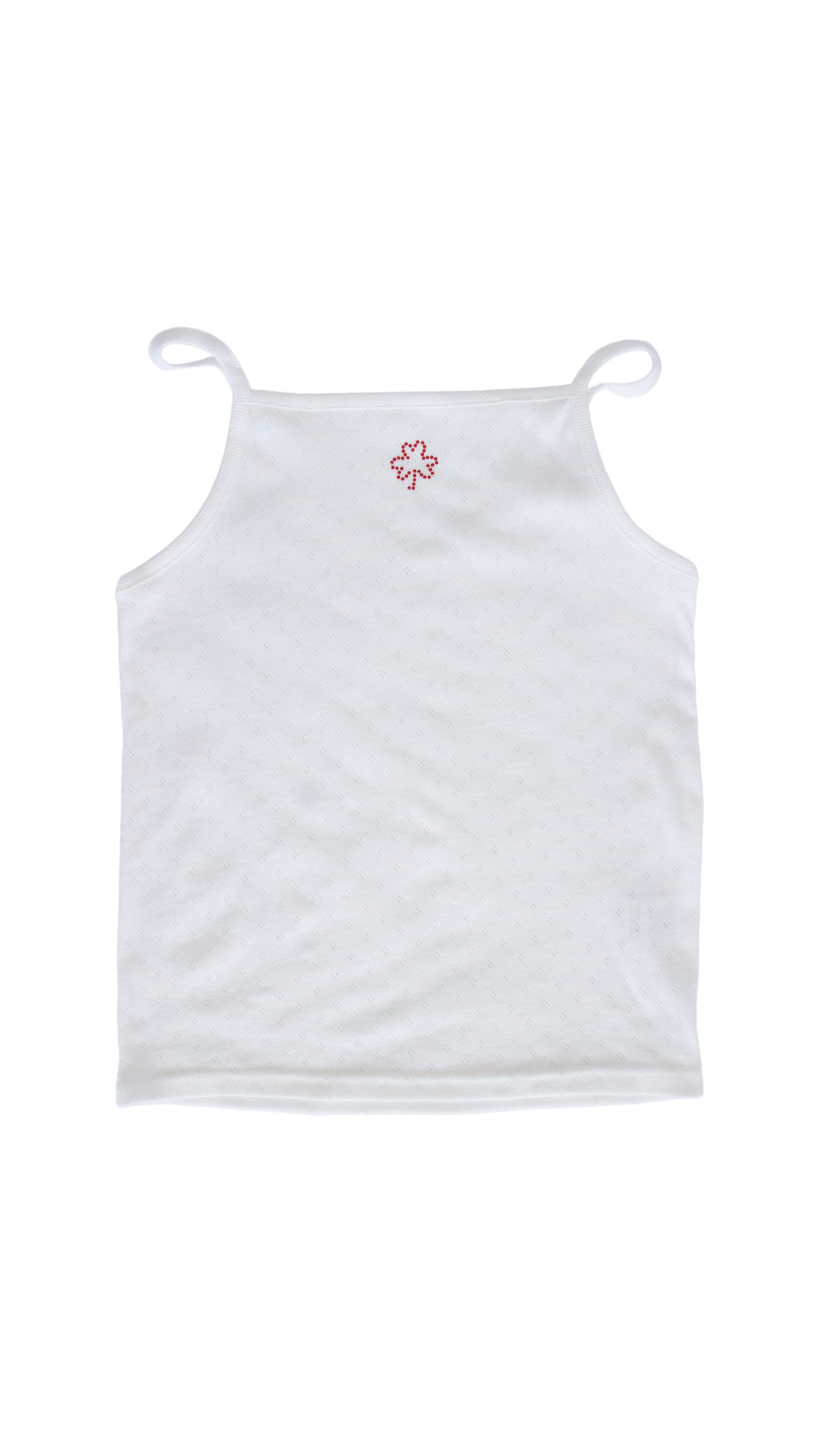 193 clover camisole (white/red)