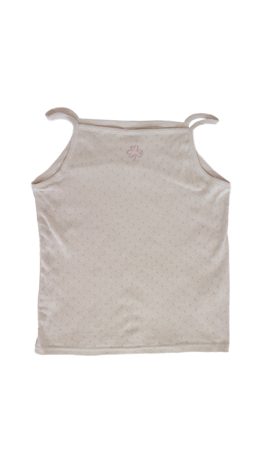 193 clover camisole (beige/pink)