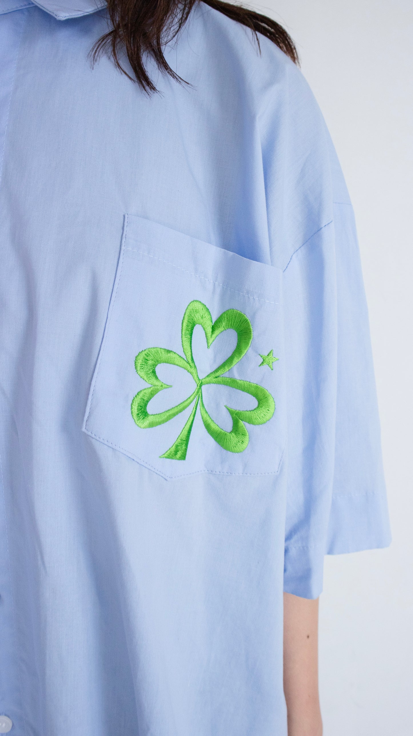 193 clover box shirts (blue)