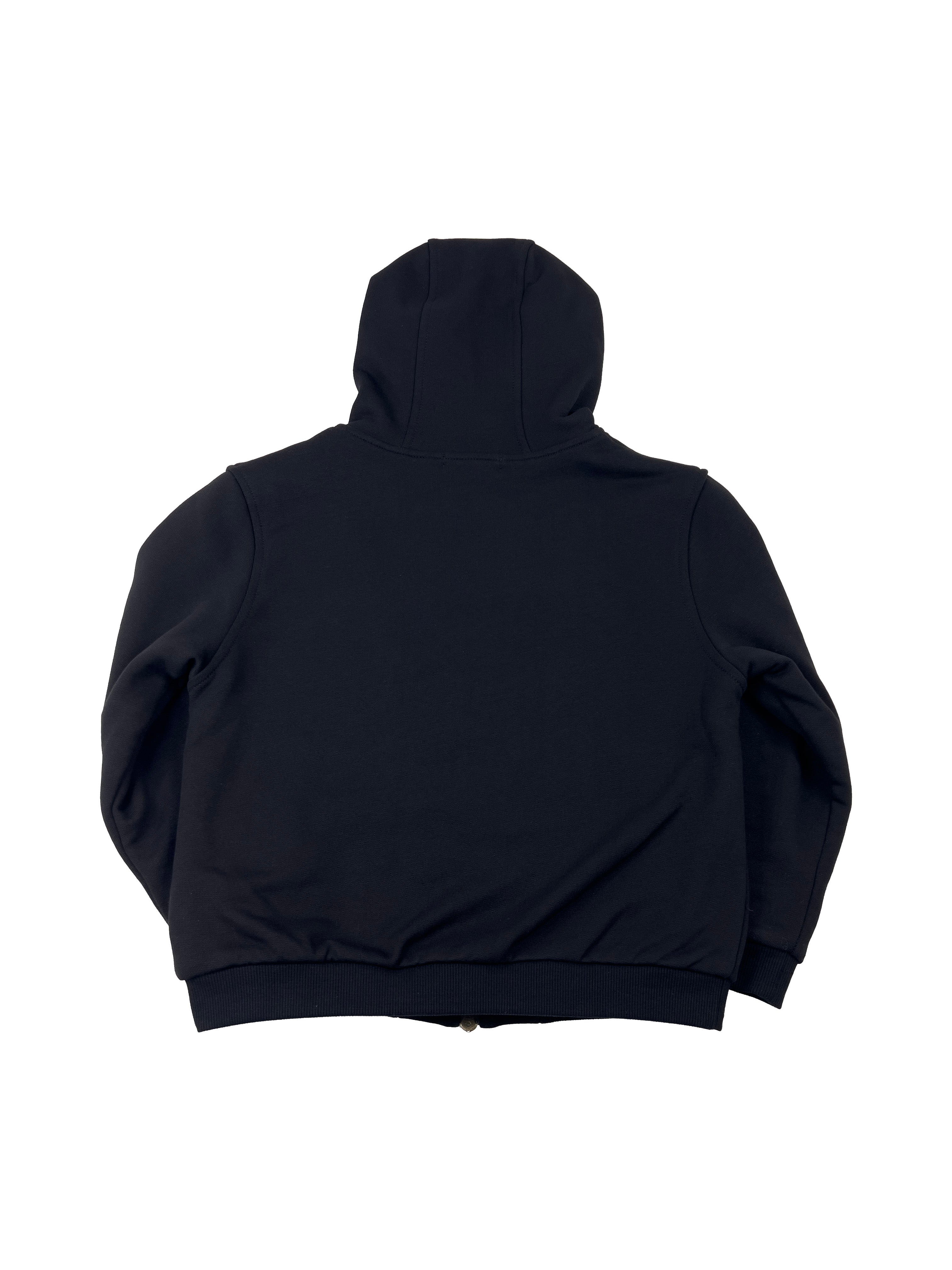 Monster Stud 3/4 Zip Hoodie(Black)