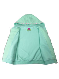 Monster Stud 3/4 Zip Hoodie (Mint)