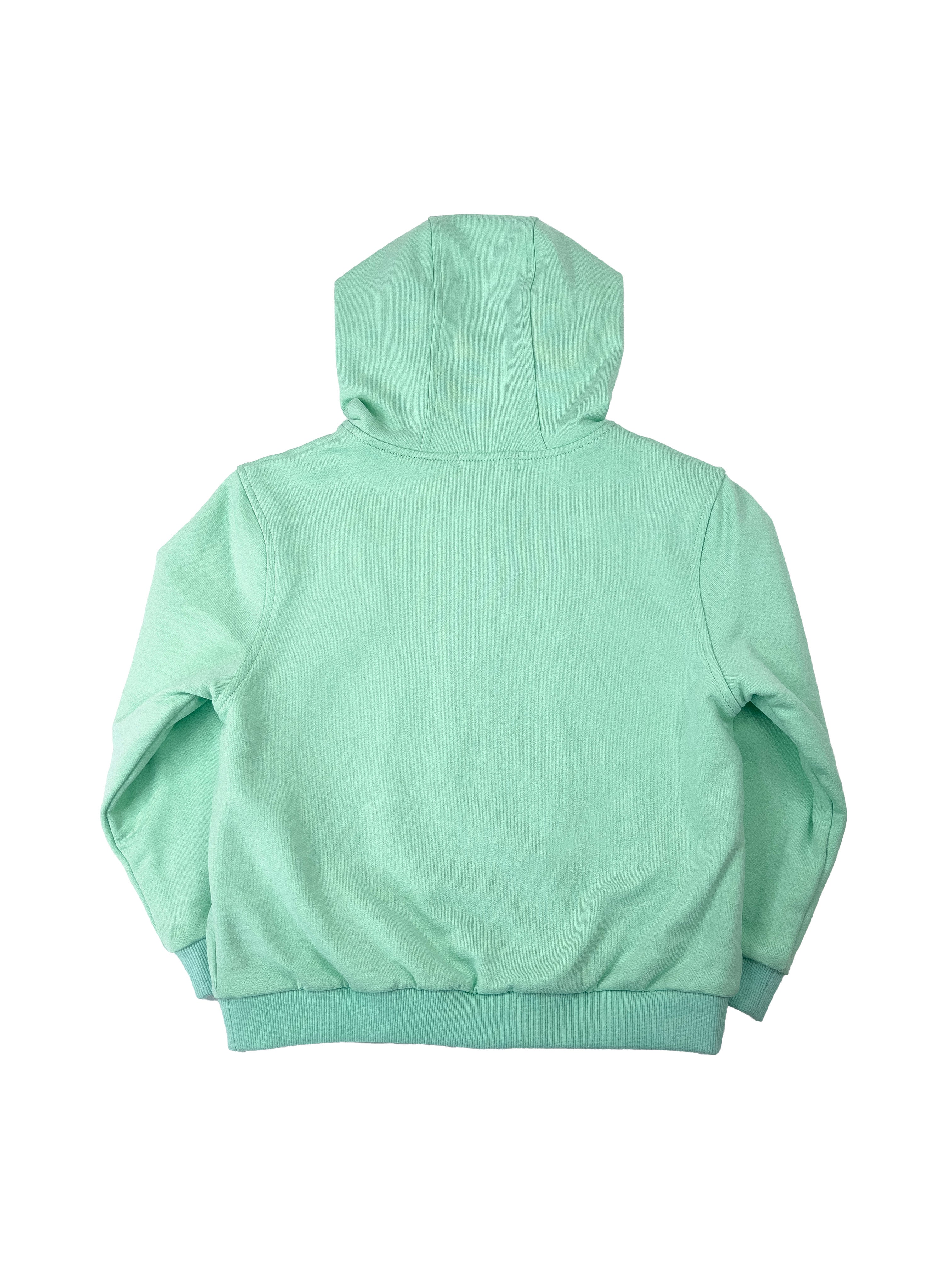 Monster Stud 3/4 Zip Hoodie (Mint)