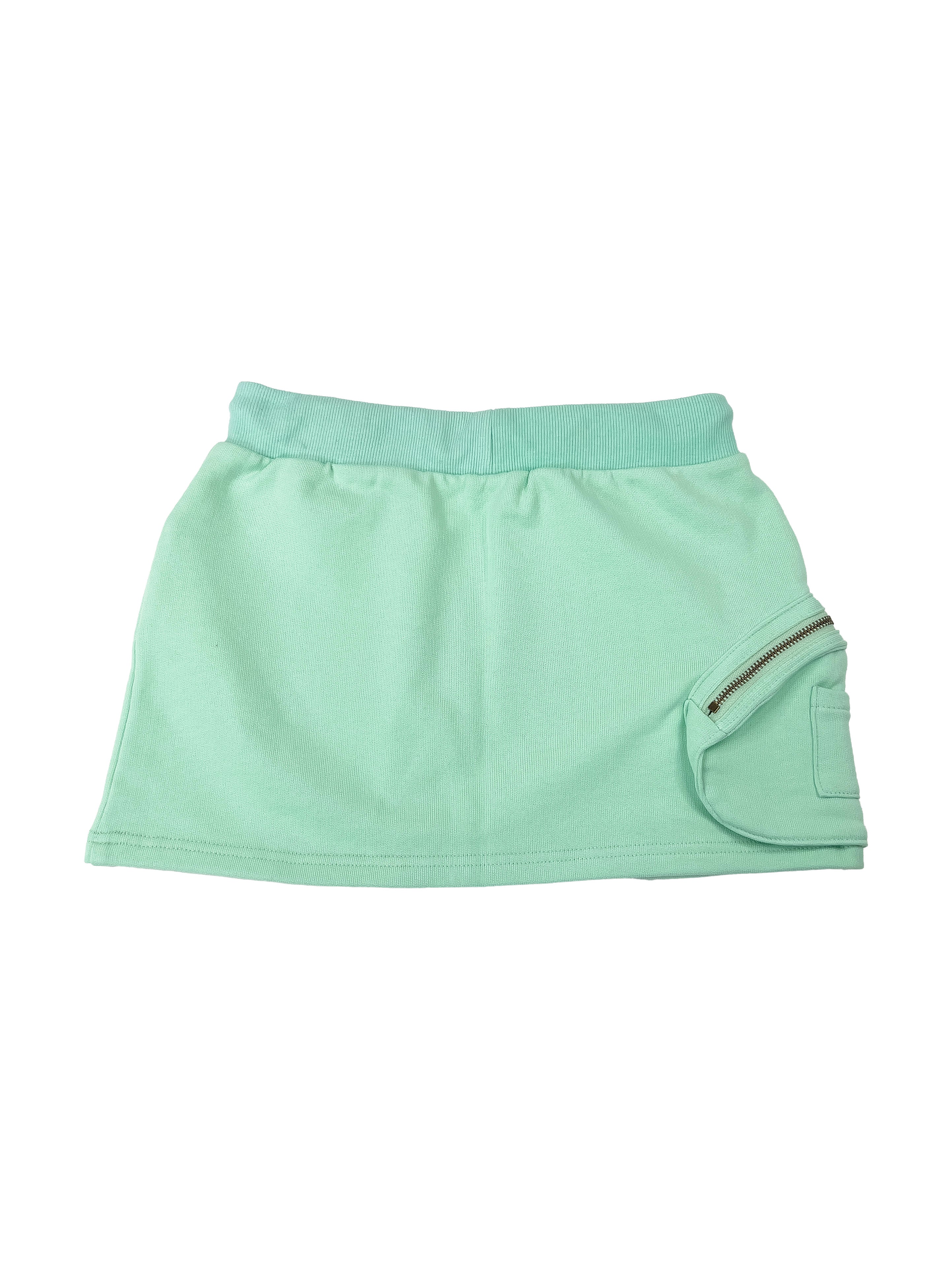 Monster Stud Cargo Skirt (Mint)