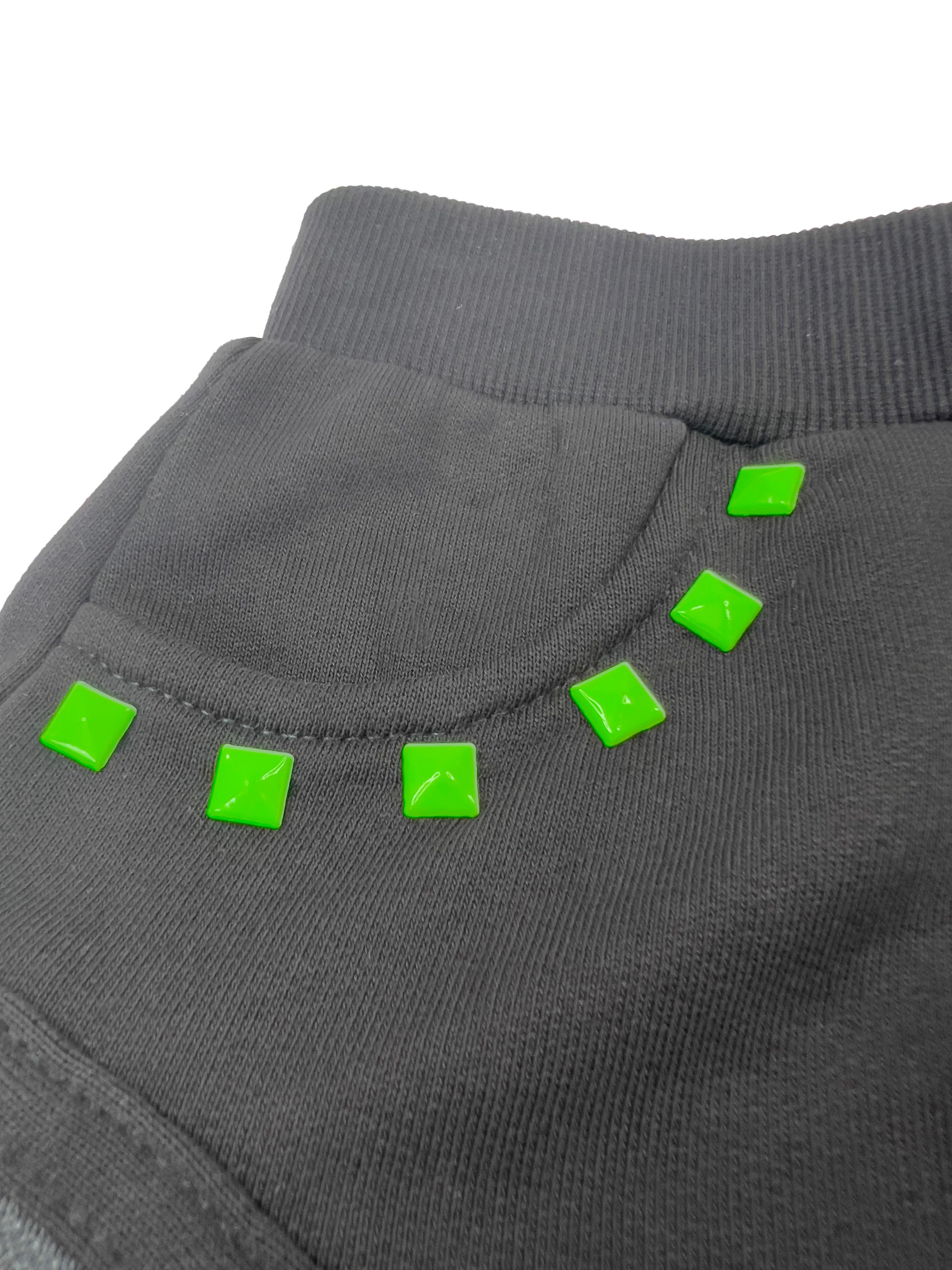 Monster Stud Cargo Skirt (Black)