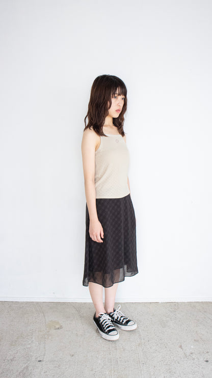 193 clover camisole (beige/pink)