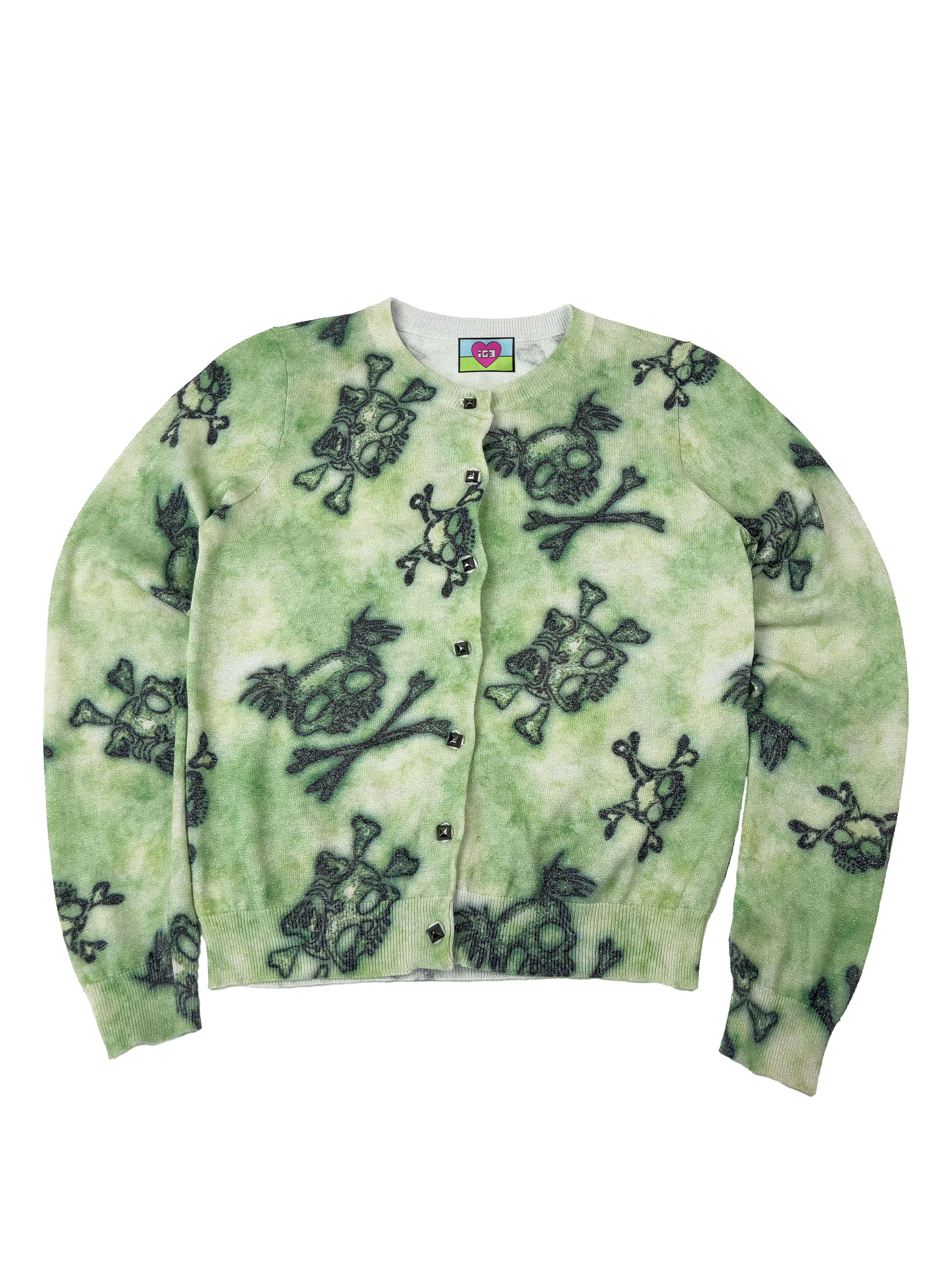 Glitter Skull Cardigan