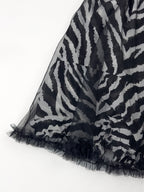 Zebra Peace Tulle Skirt