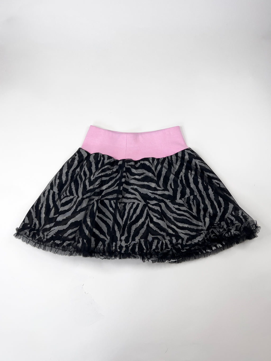 Zebra Peace Tulle Skirt