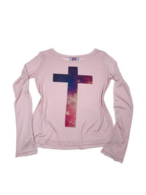 Cross Cosmo Print Top