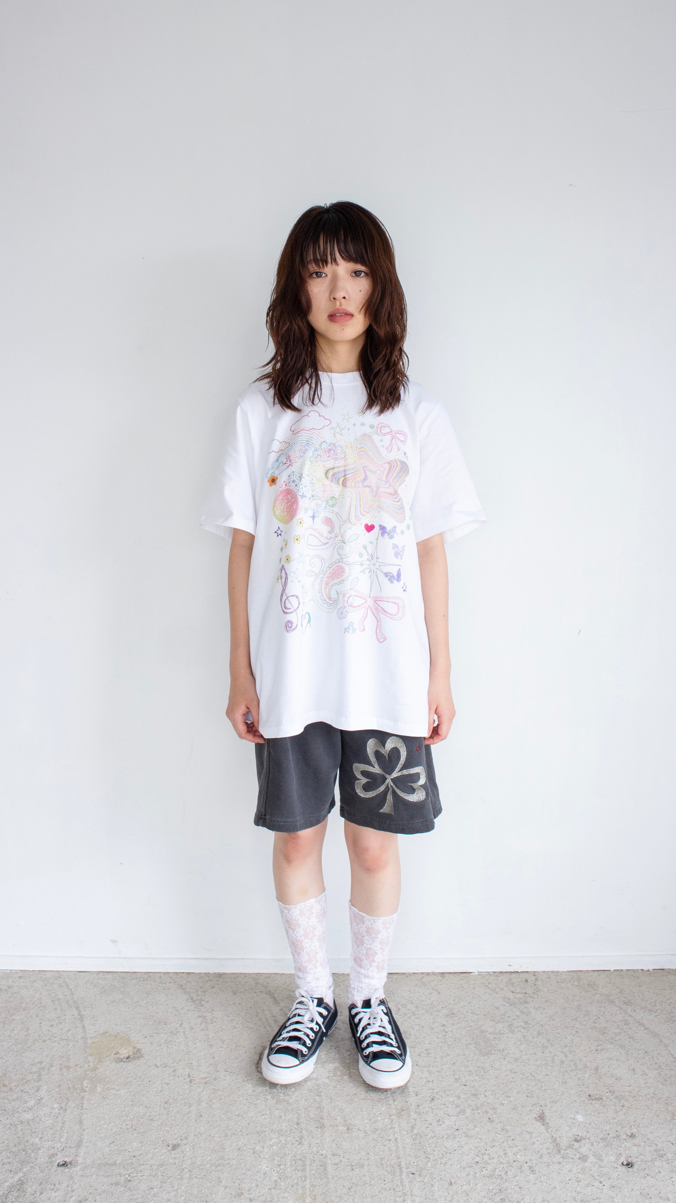 193 igusa Clover sweat shorts ハーフパンツ y2k