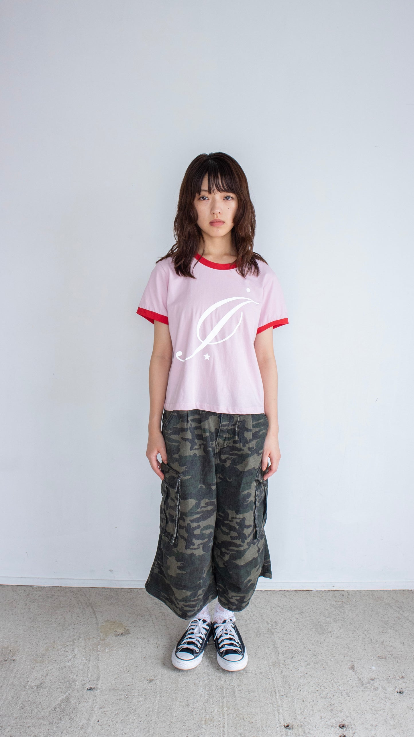 193 Reflector ringer T-shirt (pink)