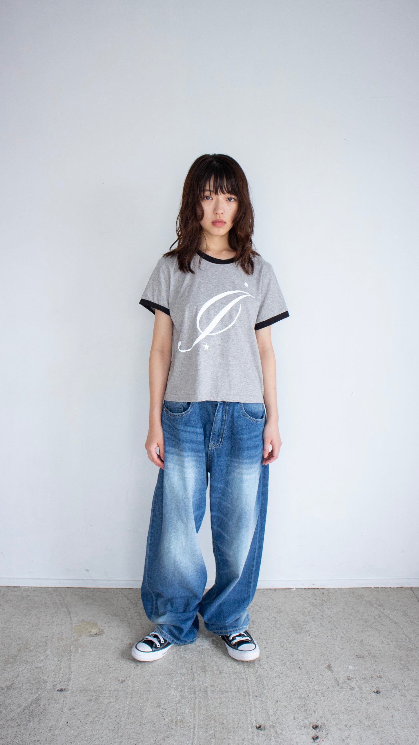 193 Reflector ringer T-shirt (gray)