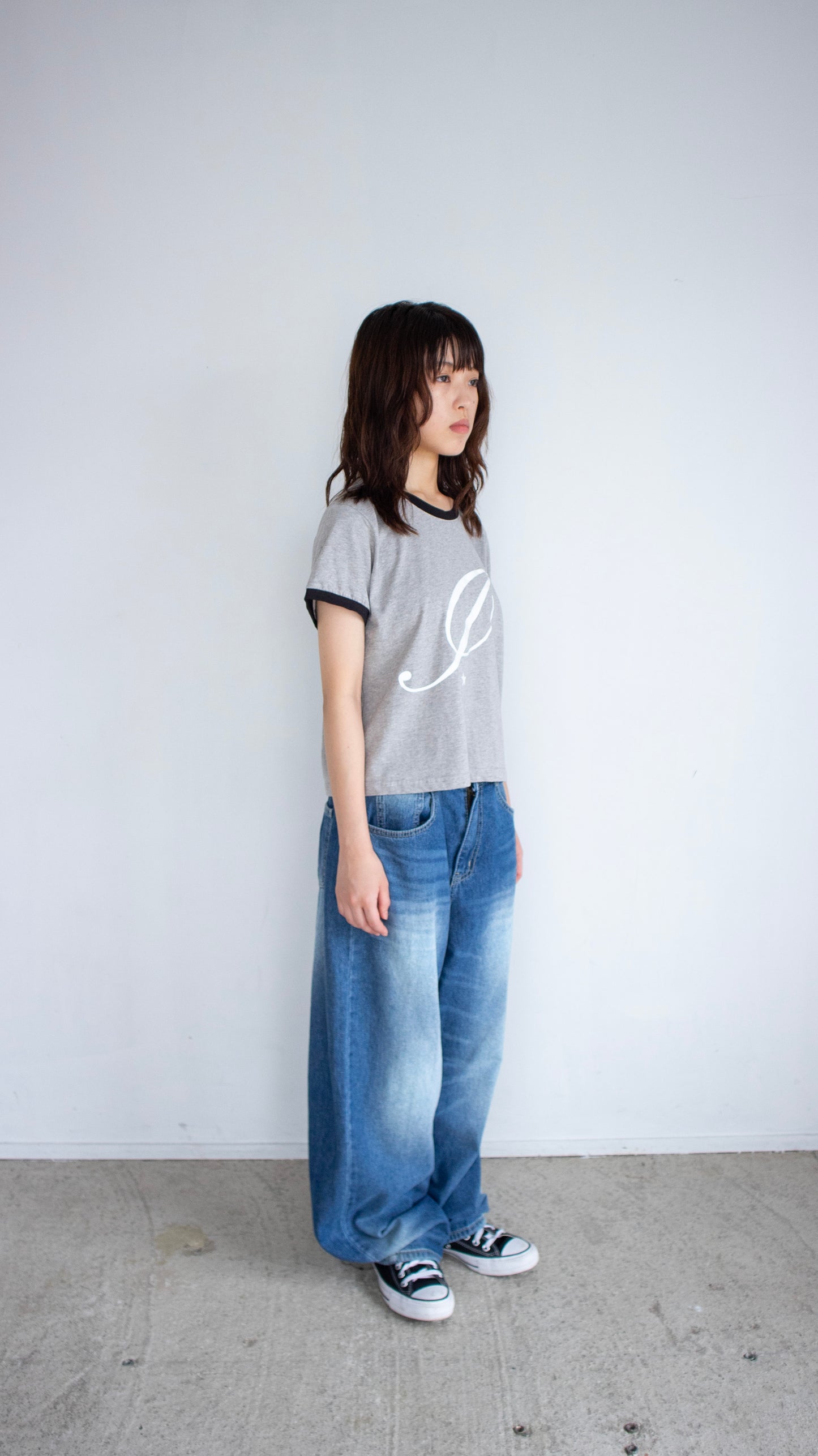 193 Reflector ringer T-shirt (gray)