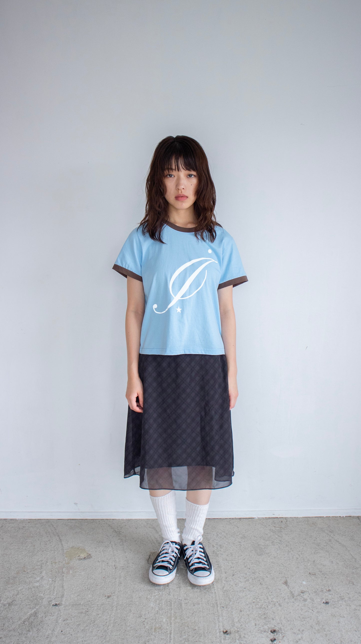 193 Reflector ringer T-shirt (sky blue)