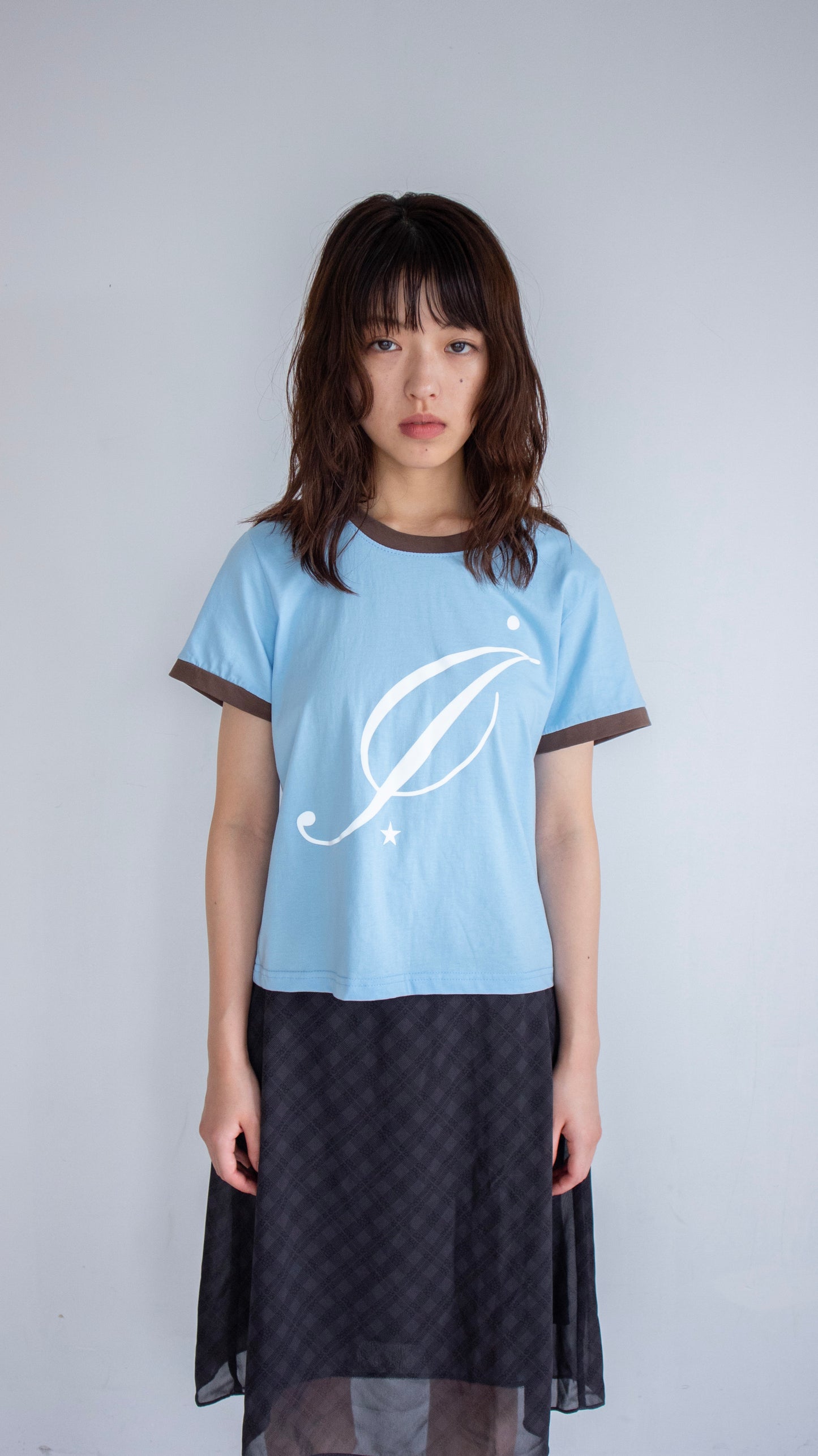 193 Reflector ringer T-shirt (sky blue)