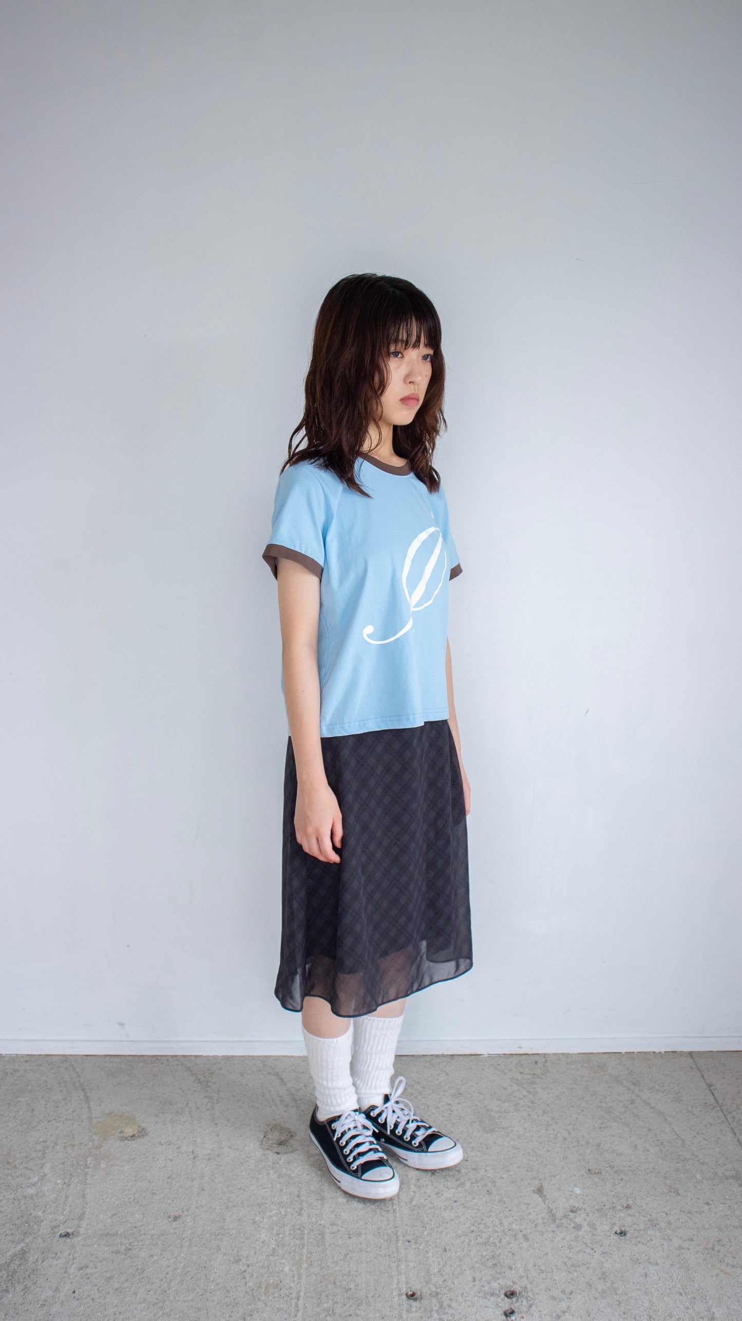 193 Reflector ringer T-shirt (sky blue)