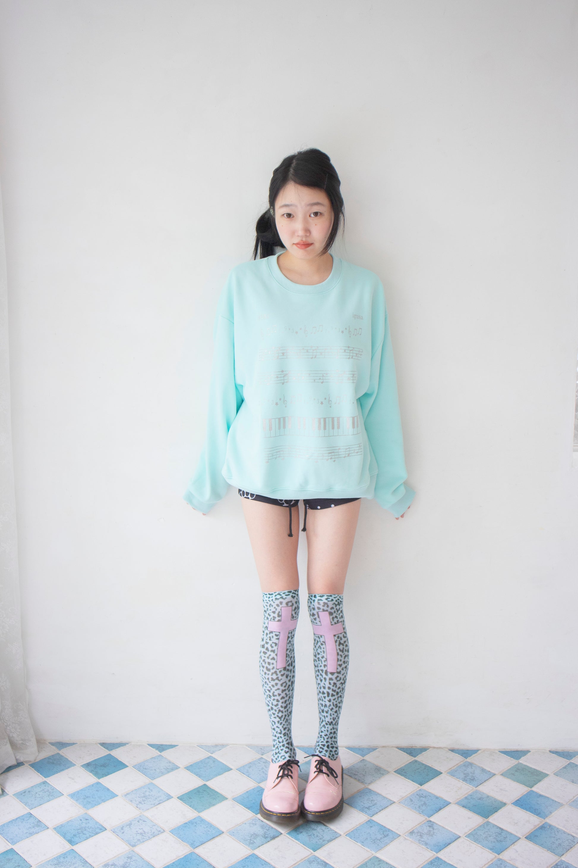 Leopard cross Knee-High