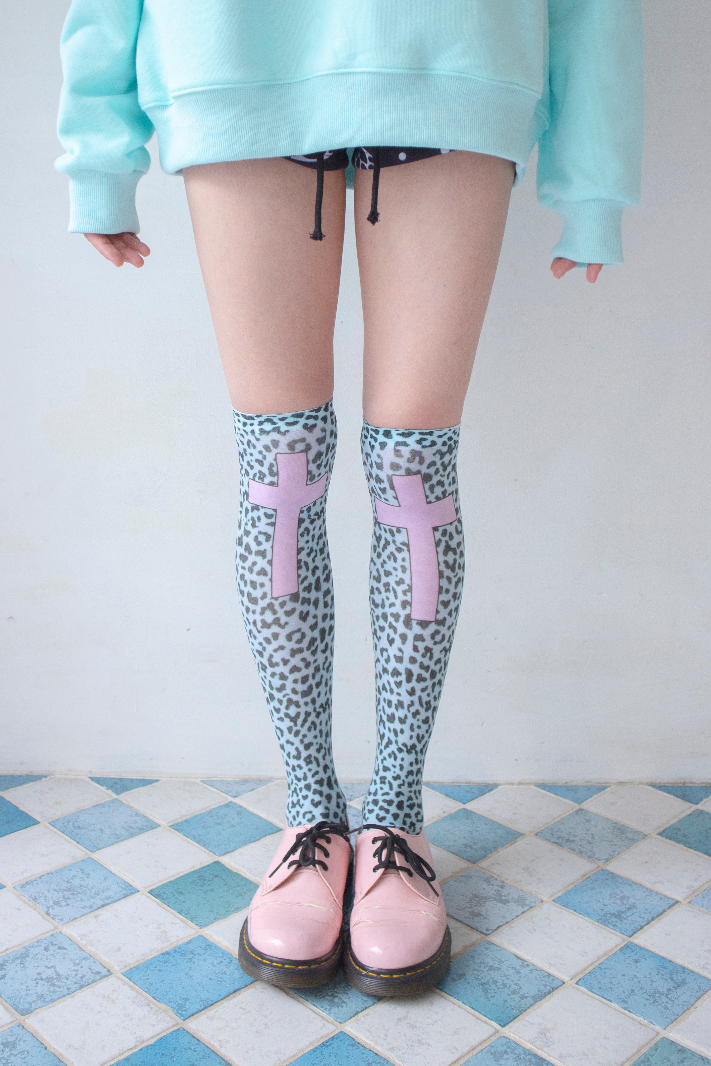 Leopard cross Knee-High