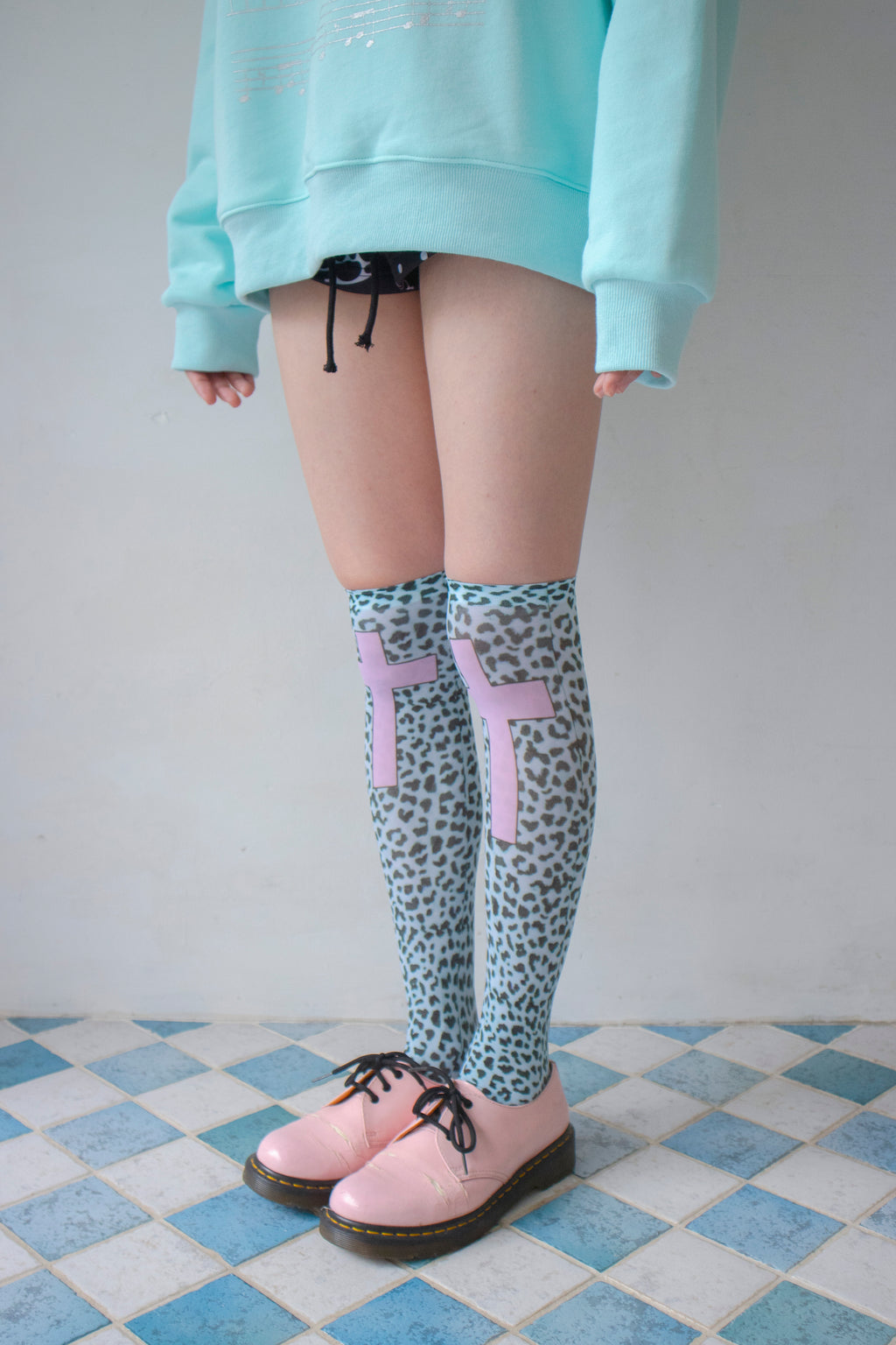 Leopard cross Knee-High