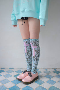 Leopard cross Knee-High
