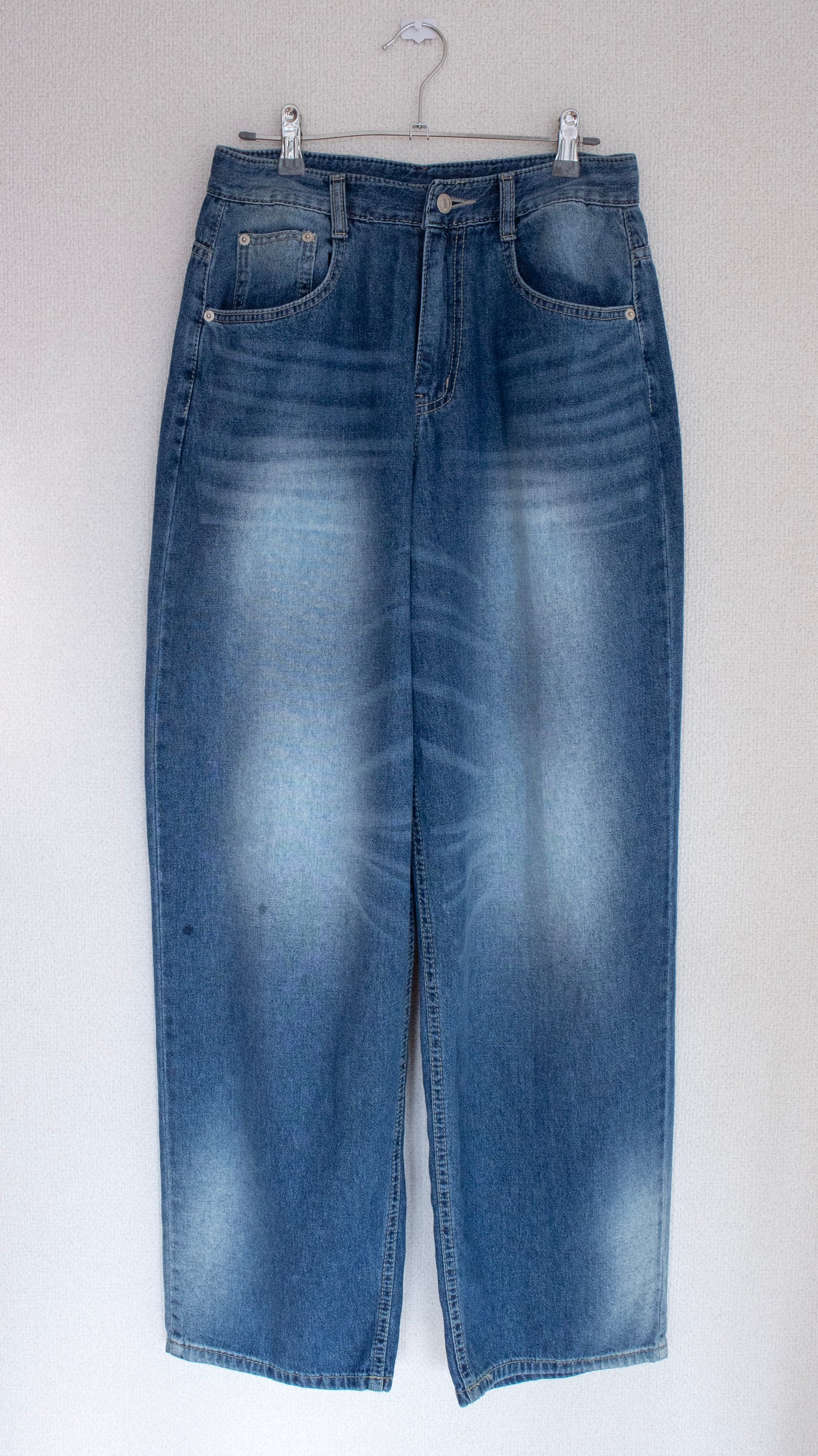 Baggy washed relax denim (indigo)