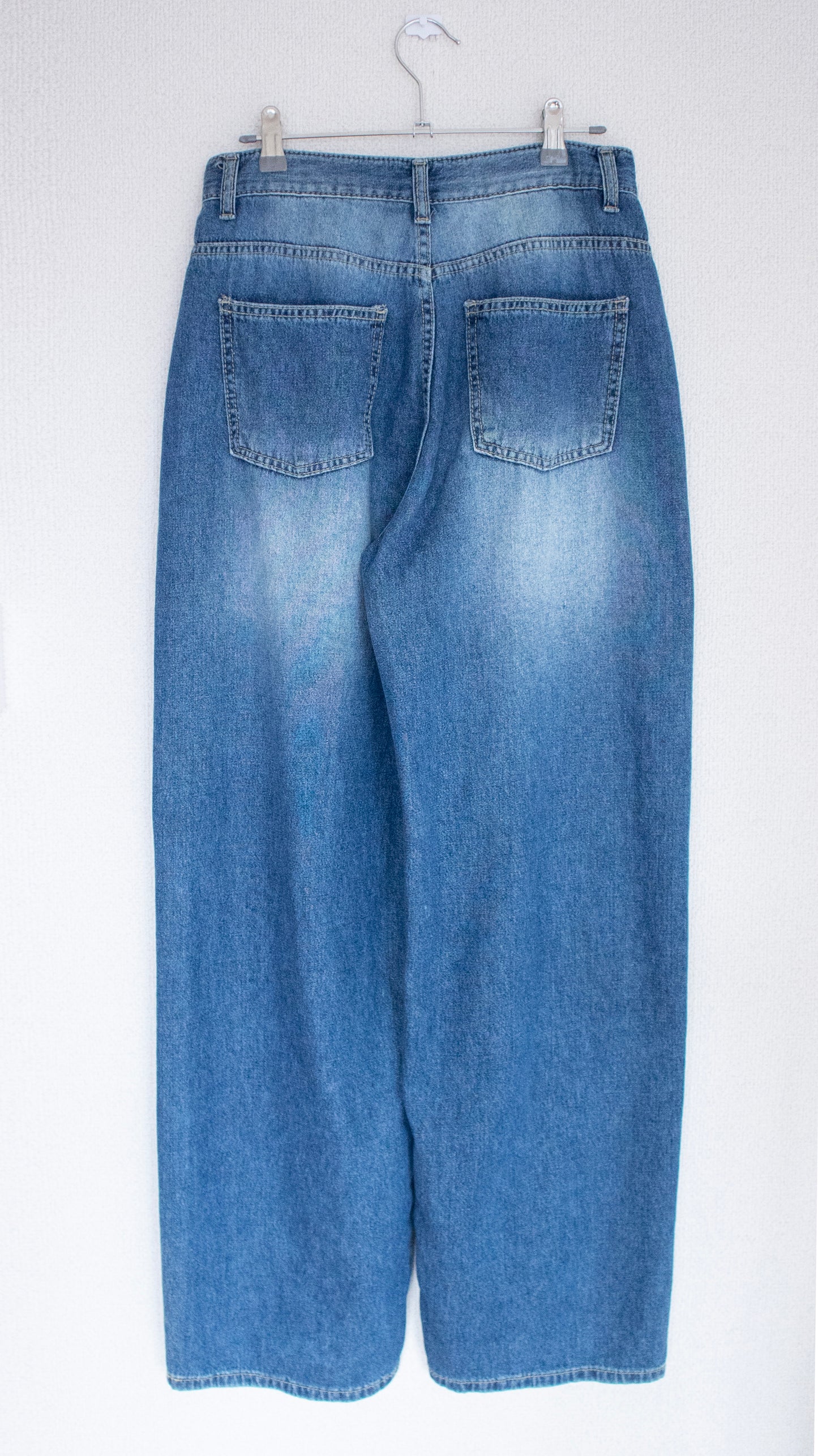 Baggy washed relax denim (indigo)