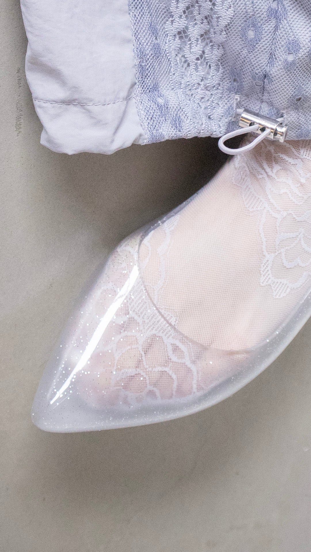 Jelly flat shoes