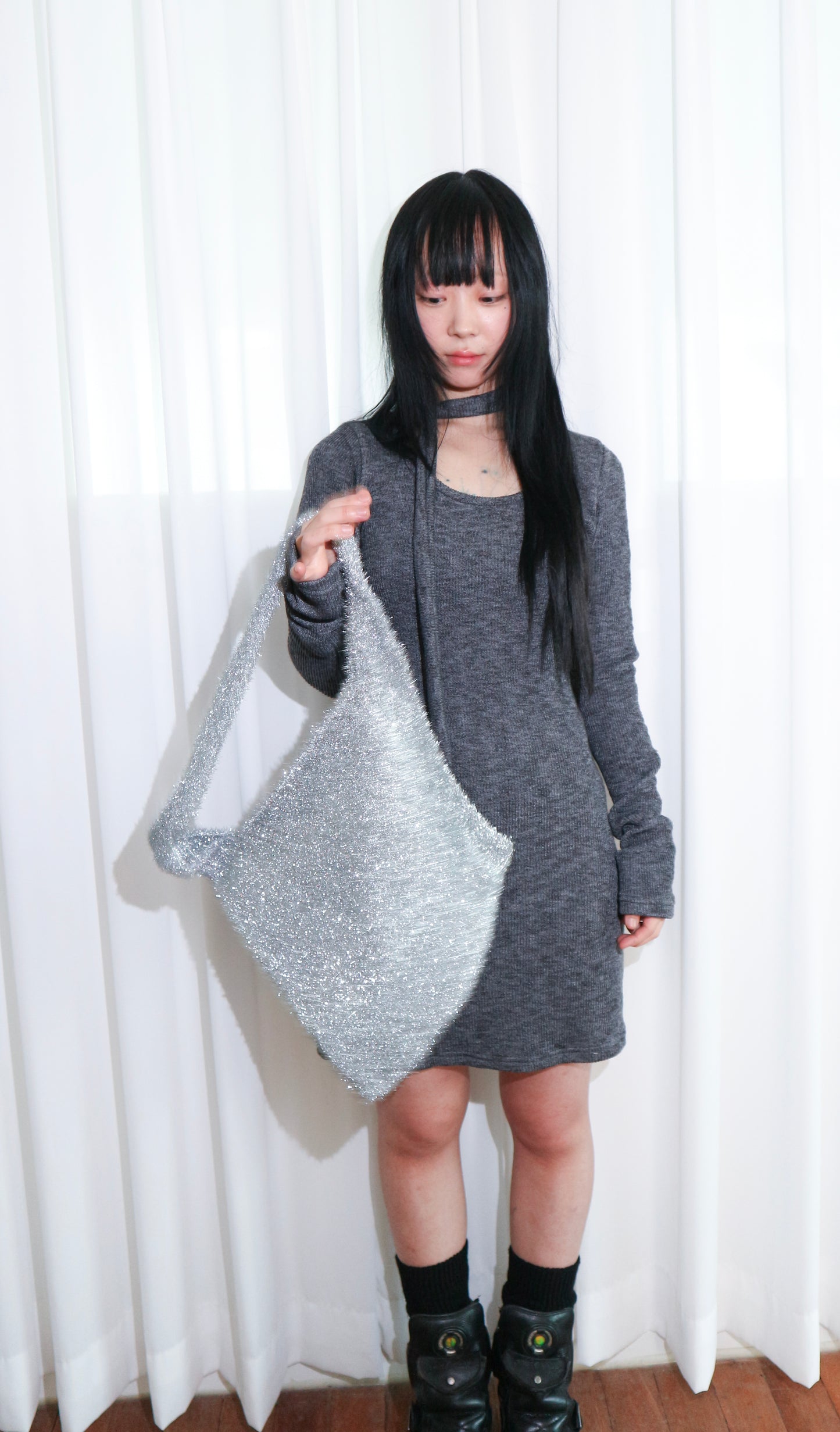 Metal knit bag