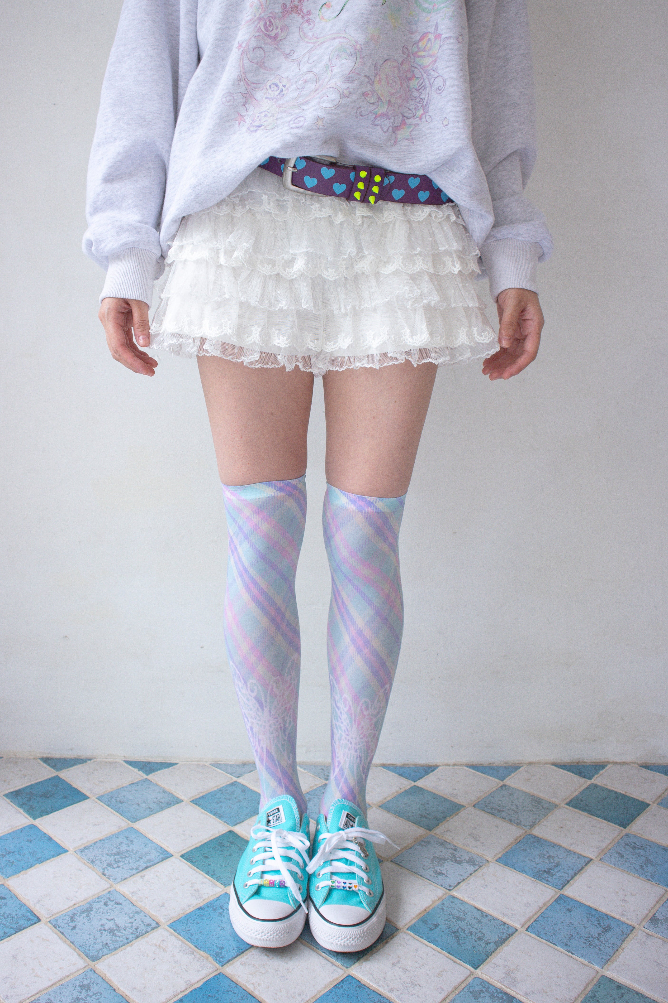 Butterfly Check Knee-High