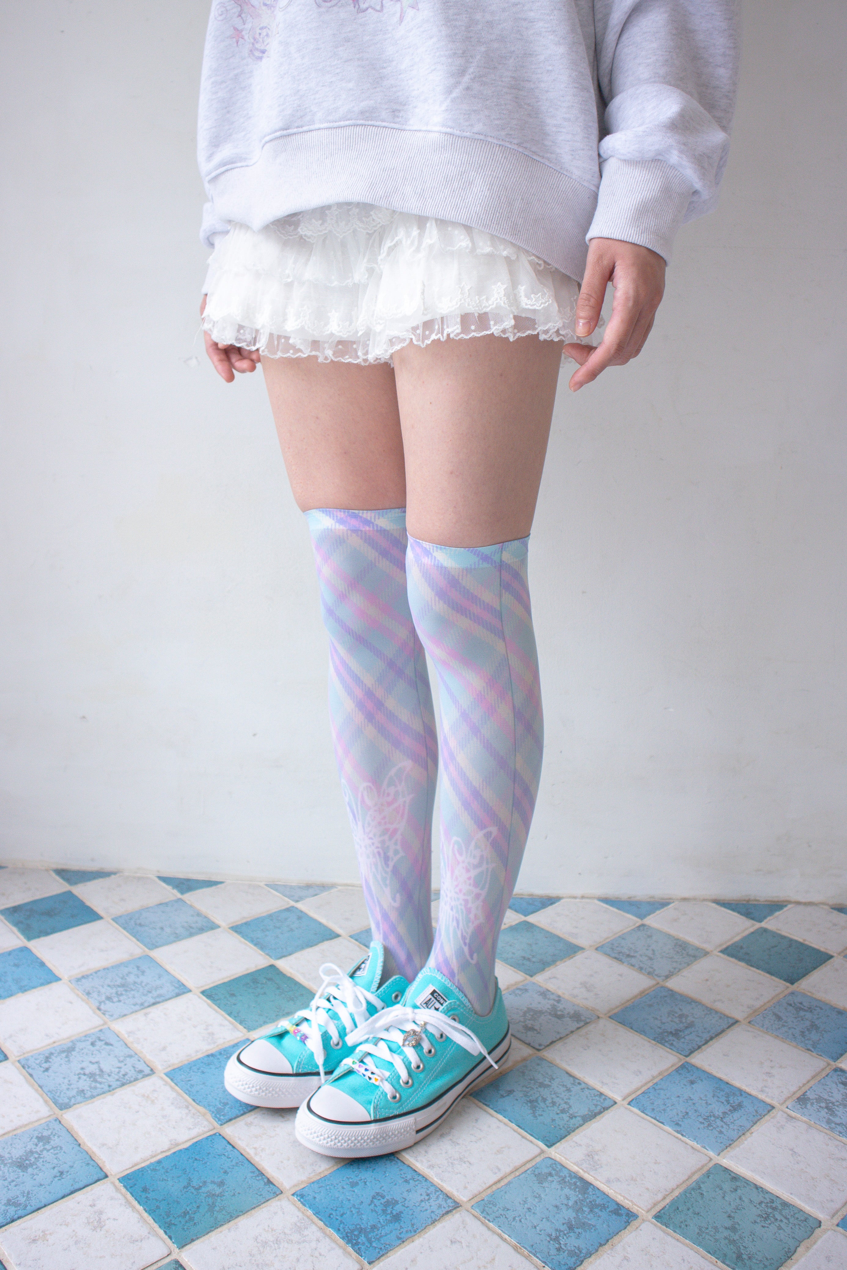Butterfly Check Knee-High