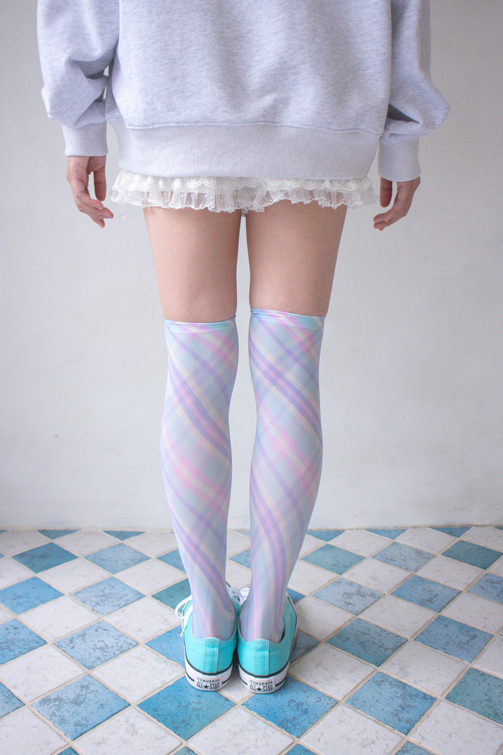 Butterfly Check Knee-High