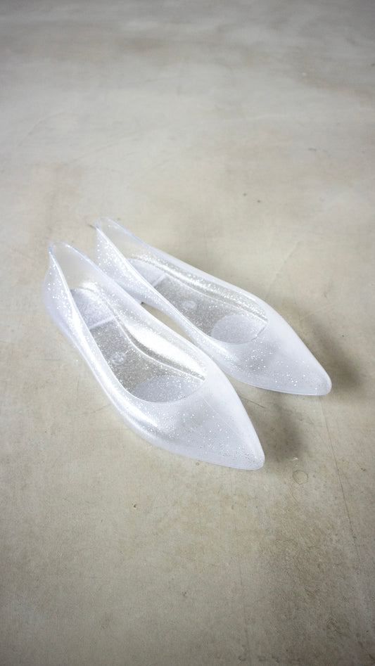 Jelly flat shoes