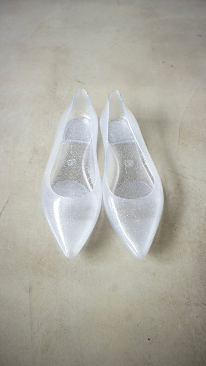 Jelly flat shoes