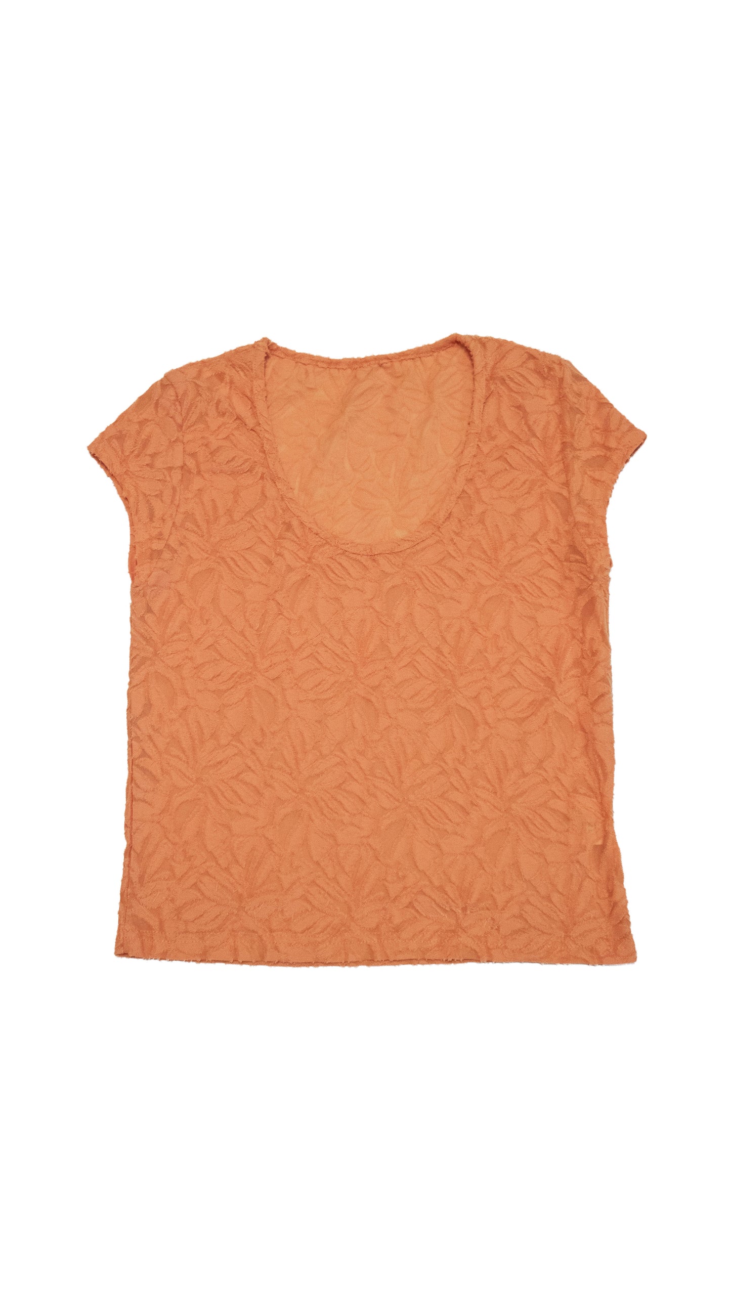 Tropical lace top (orange)