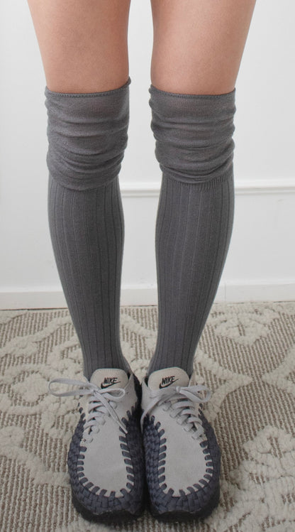 Layered overknee socks (3colors)