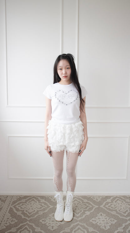 Frill coquette shorts