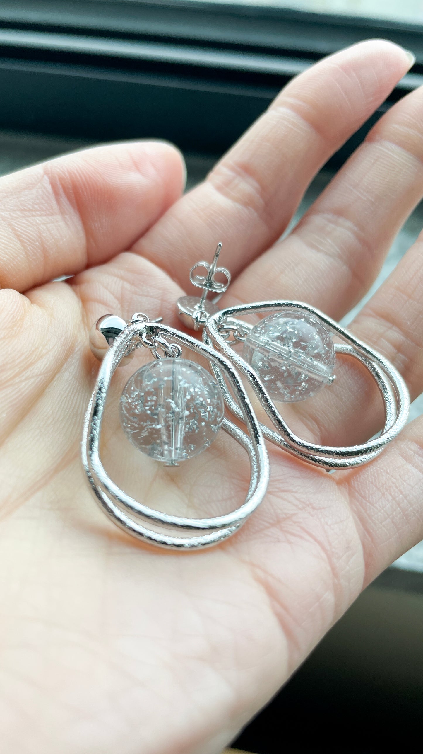 Sun catcher earrings