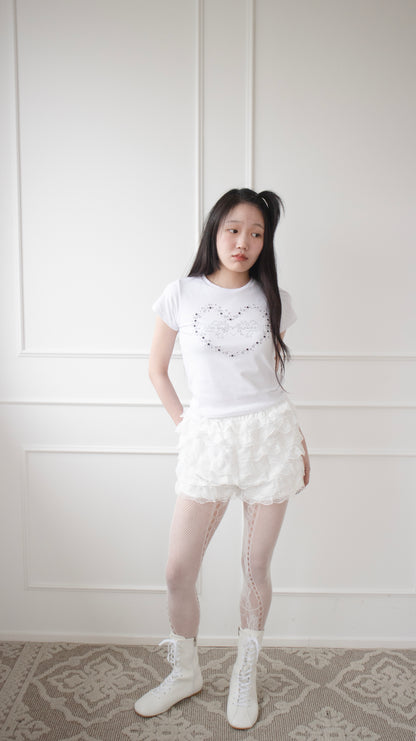 Frill coquette shorts