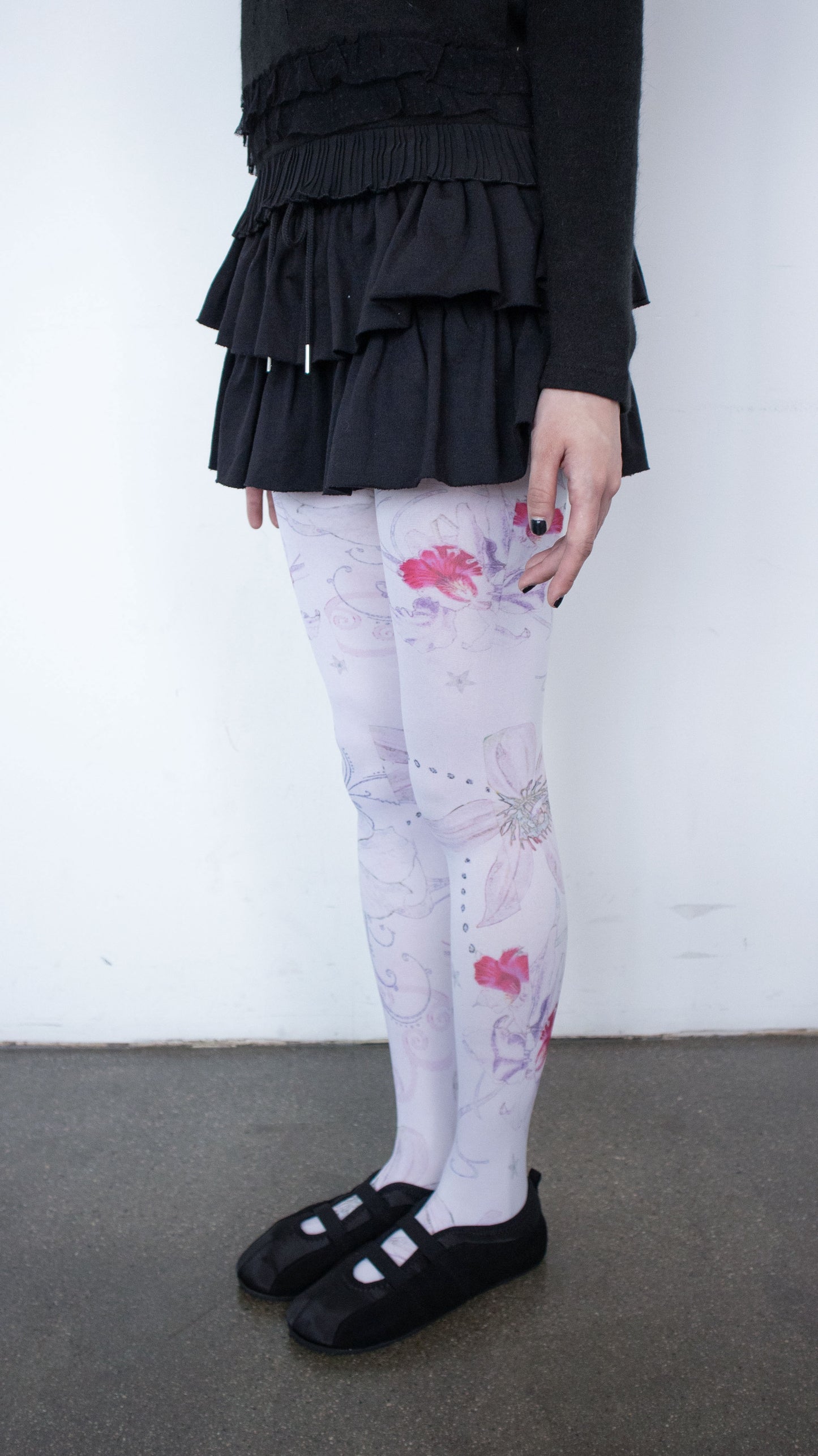 193 flower eden tights (80D)