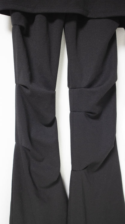 Technical skirt pants (black)