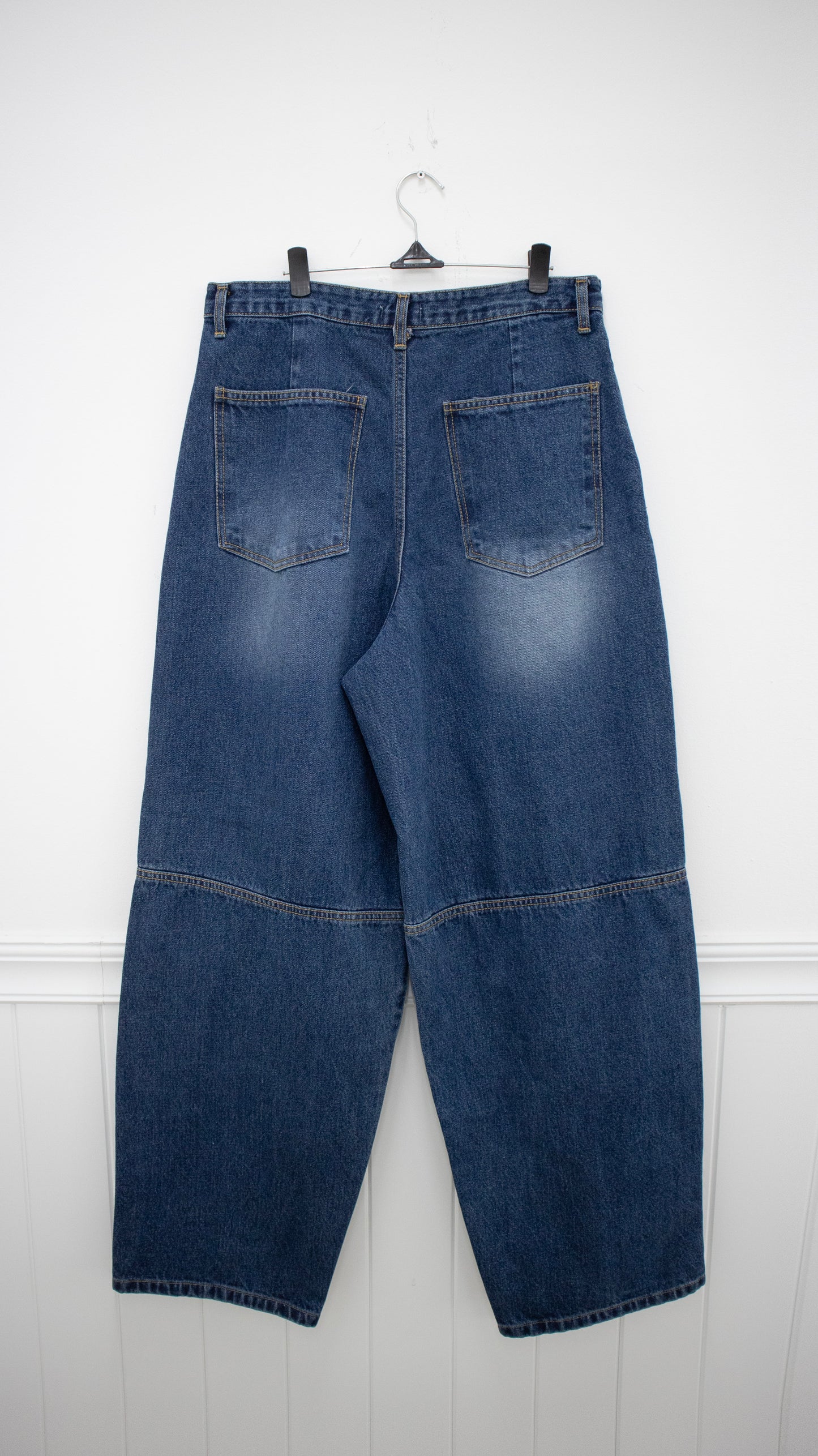 Oversized baggy denim (indigo)