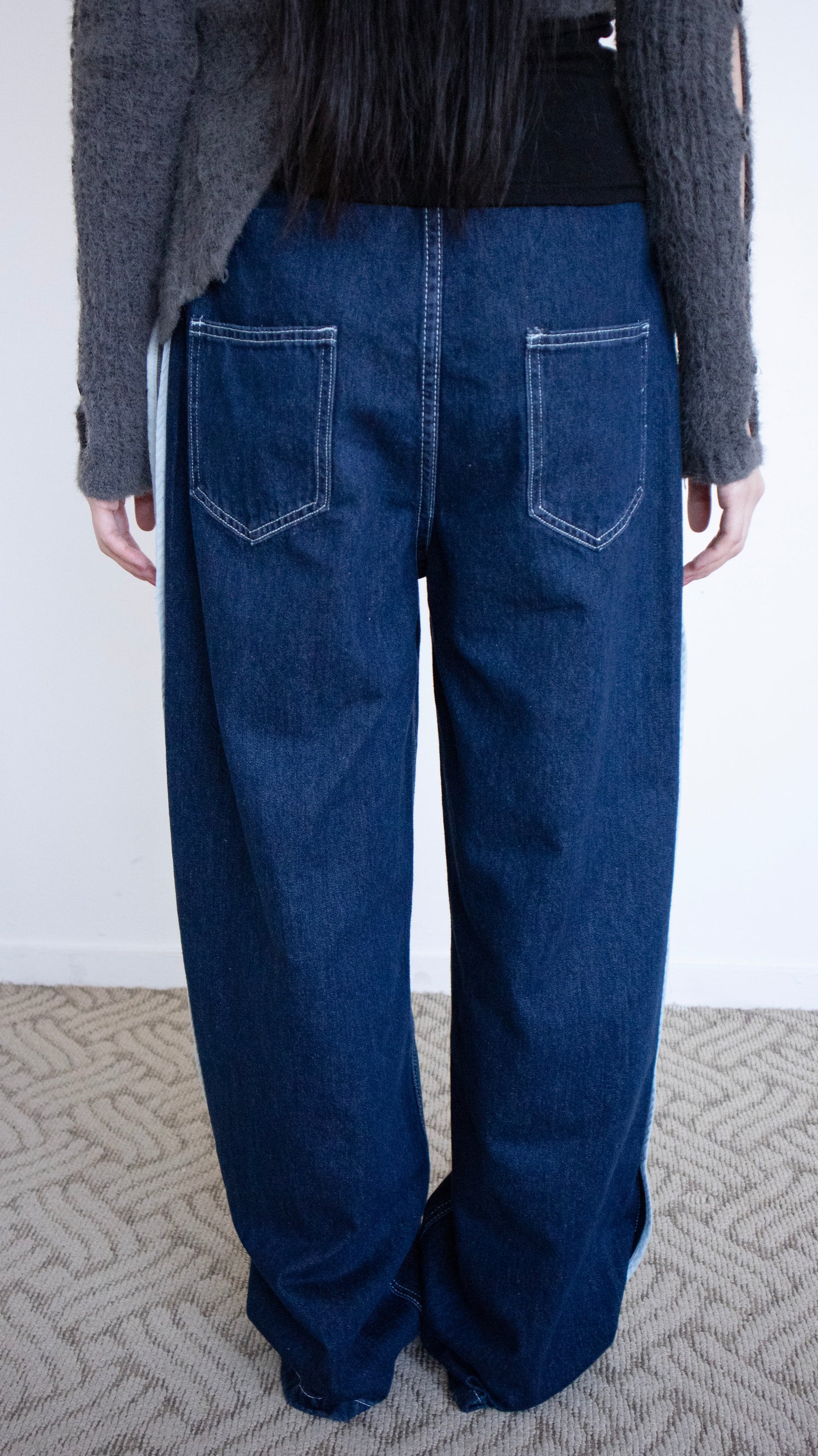 Hippie rope denim pants