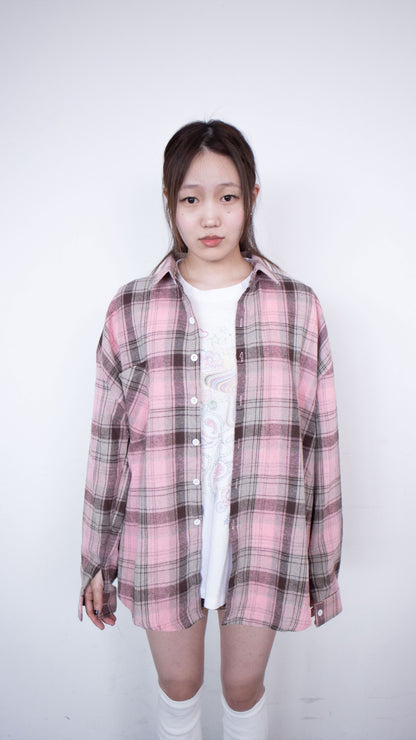 Authentic pink check shirt