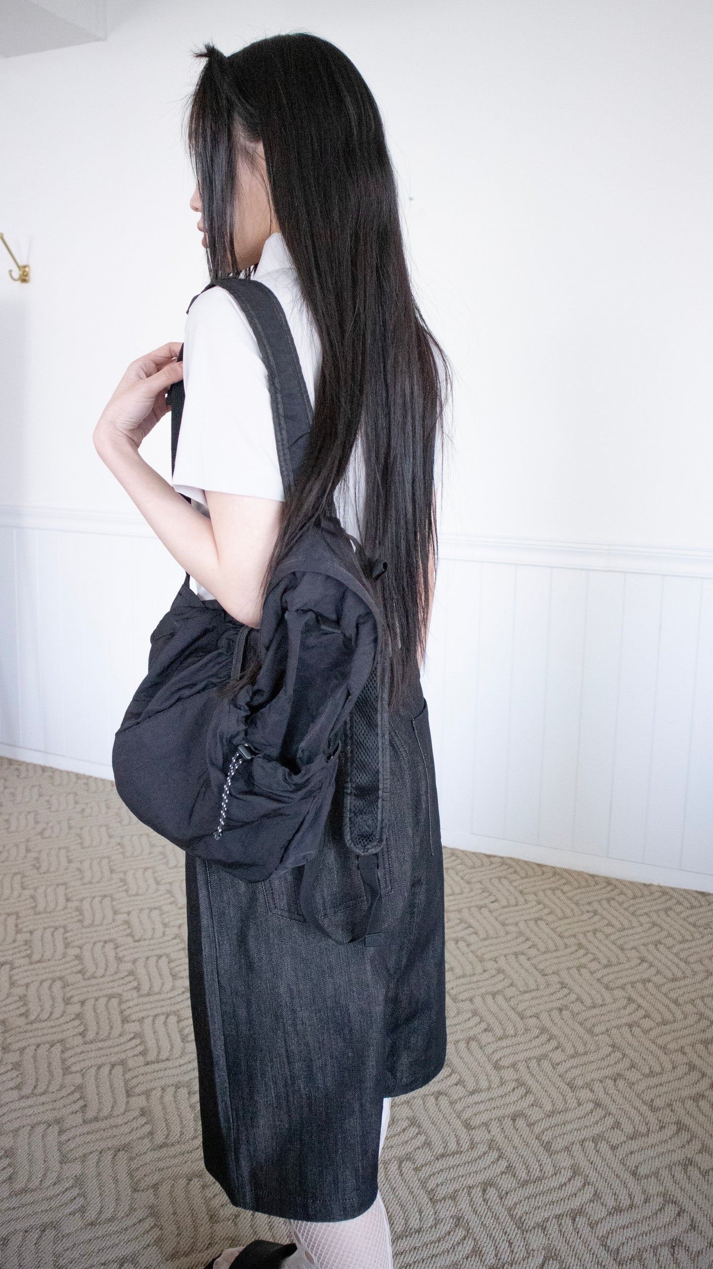 Nylon mini backpack