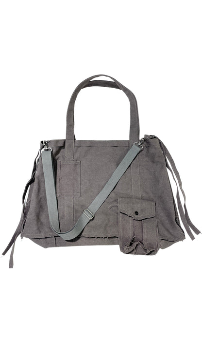 2-way cargo traveler bag (gray)