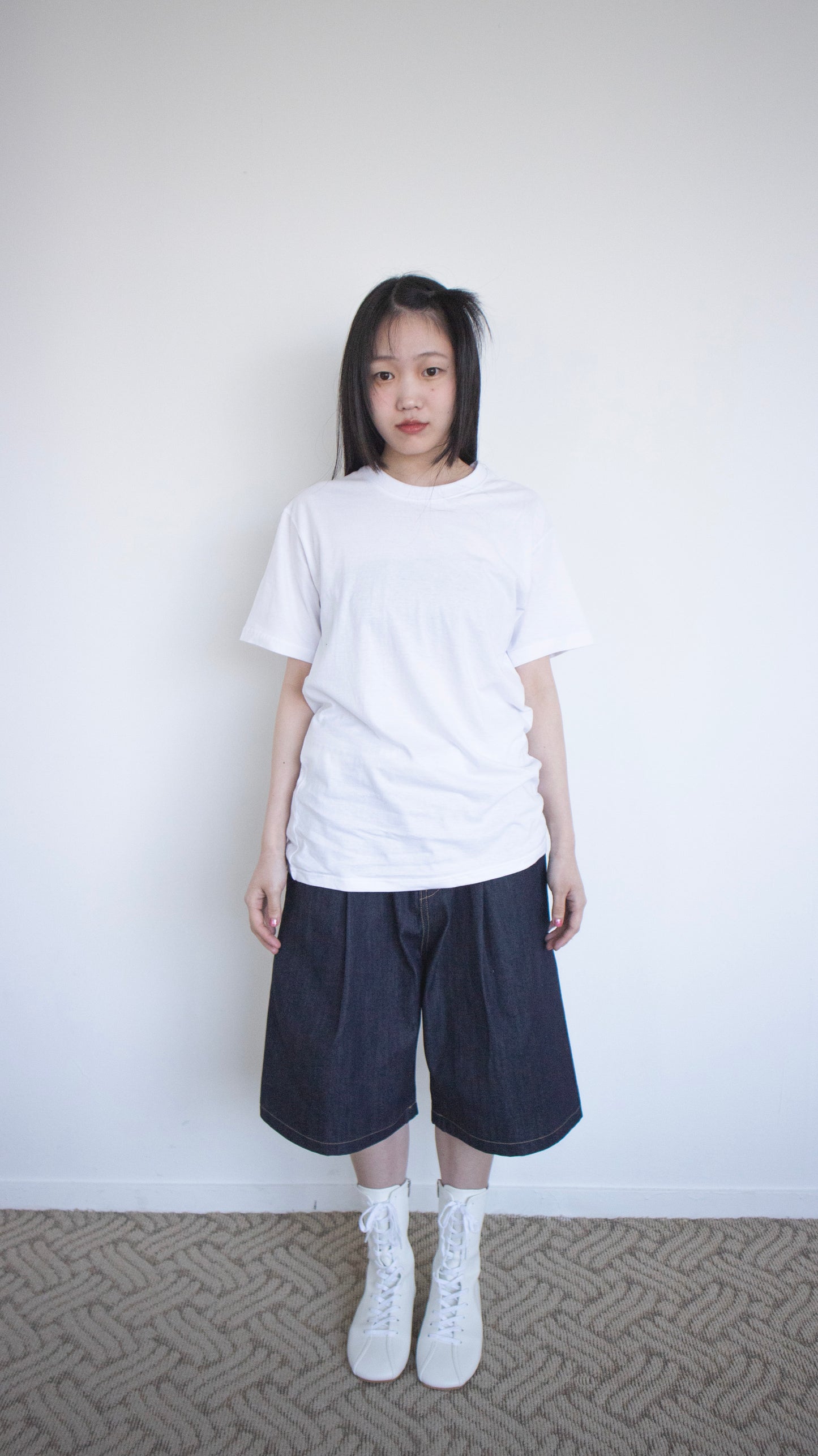 Basic box t-shirt (white)