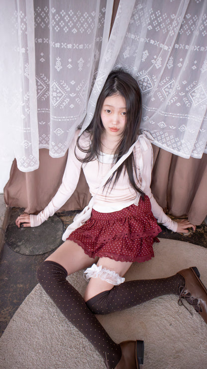 Cocoa over-knee socks