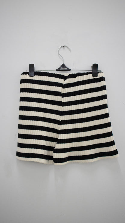 Daily knit shorts (stripe)