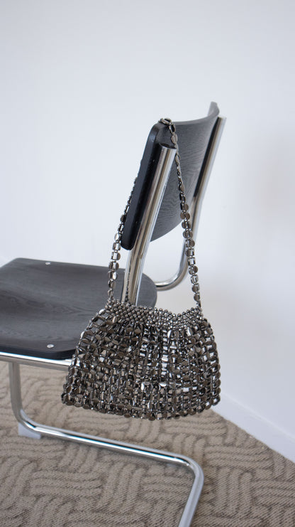 Beads petit bag (silver)